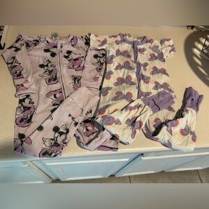 Bonds-Purple and White Onesies